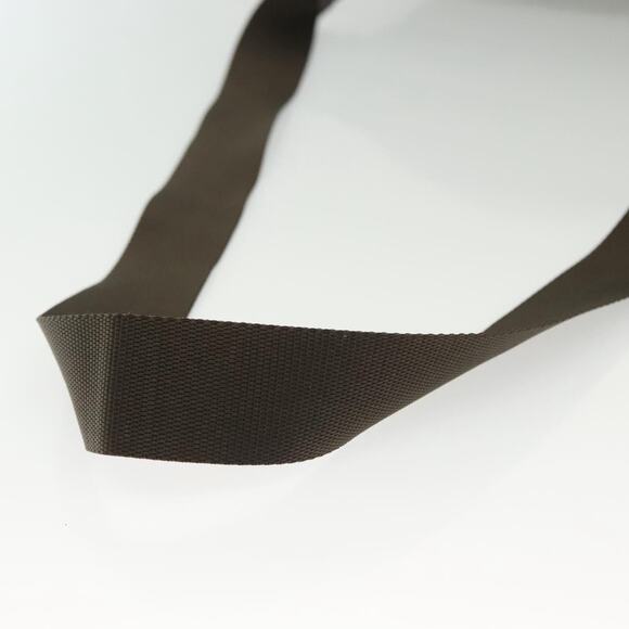 PRADA Shoulder Bag Nylon Khaki Silver - Picture 7 of 12